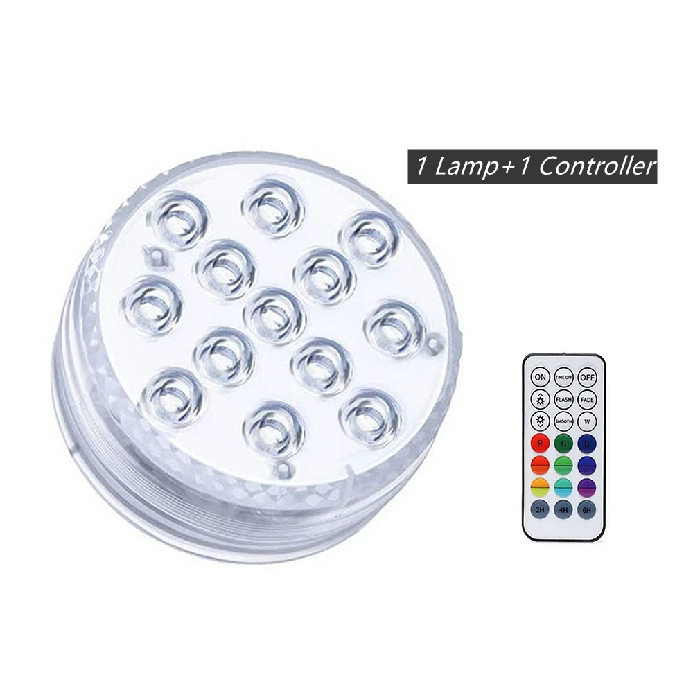 Updated RGB 13 LED Swimming Pool Light Submersible Lamp with Magnet for Pool Pon - £145.60 GBP