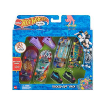 Hot Wheels Skate TRICKED OUT PACK Tony Hawk Finger Skateboards Exclusive... - £14.39 GBP