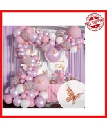 Stunning 13ft Pink Balloon Arch Kit for Butterfly Theme Celebrations &amp; B... - €19,48 EUR