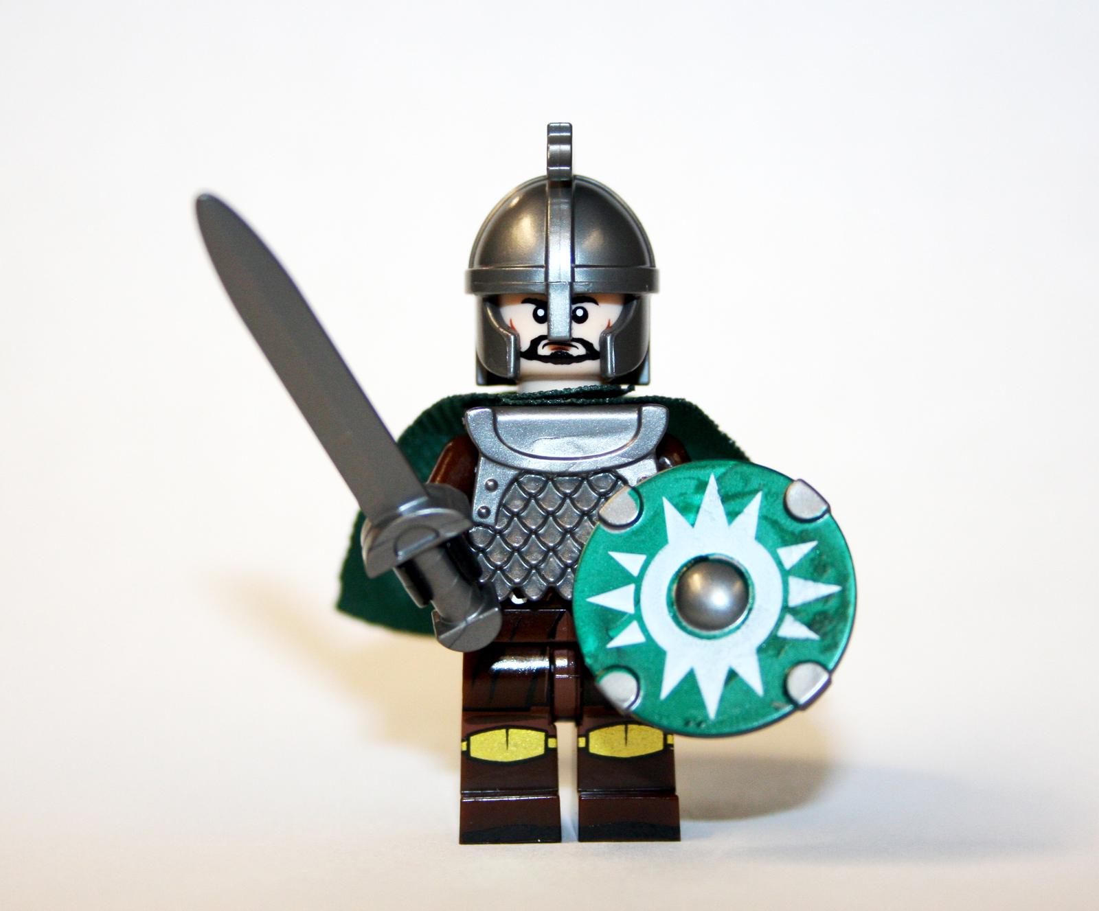 Building Rohan Warrior Lotr Hobbit Lord Of The Rings Minifigure Custom ...