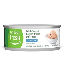 Amazon Fresh Light Tuna Chunk In Water 5 Oz - £2.06 GBP