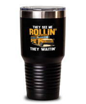 30 oz Tumbler Stainless Steel Insulated Funny They See Me Rollin They Waitin  - £26.33 GBP