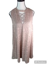 NWT LIBERTY LOVE GIGI LACEXSHIFT DRESS PINK XL SLEEVELESS - £11.87 GBP