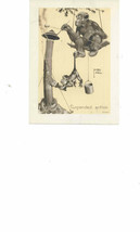 Vintage NOV1937 3M LAWSON WOOD MONKEY ART SUSPENDED ACTION ADS RARE 017/018 - $9.88