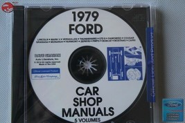1979 Ford Passenger Car Shop Manuals 5 Volumes, All Models CD Rom Disc PDF New - £28.06 GBP