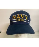 Navy Blue / Gold US Navy Hat Adjustable USN Embroidered Tennis Baseball Cap - $17.51 CAD