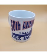USS INTREPID Coffee Mug 50th Anniversary 1943-1993 Commemorative US Navy... - £11.76 GBP