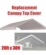 20 x 30 feet Roof Top Cover White Tarp for Replacement Outdoor Canopy He... - $129.99