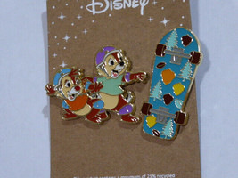 Disney Trading Pins 158284 Chip &amp; Dale Skateboarding Enamel Pin Set - £22.31 GBP