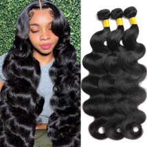 Oxcart 12A Human Hair Bundles 22 24 26 Inch Body Wave Bundles Human Hair... - $98.99