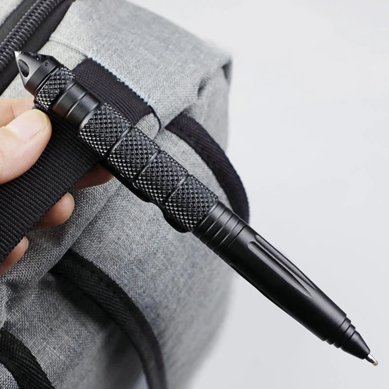 Outdoor Tungsten Steel Head Defense Pen EDC Multi-function Pen Traveling... - $13.19