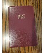 Holy Bible NIV New International Version 2011 Faux Leather Burgundy Zond... - $10.84
