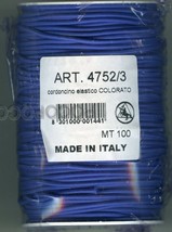 16 5/12ft by Gallon Lanyard Tubular Elastic Coloured Art. 4752/3 - $1.93