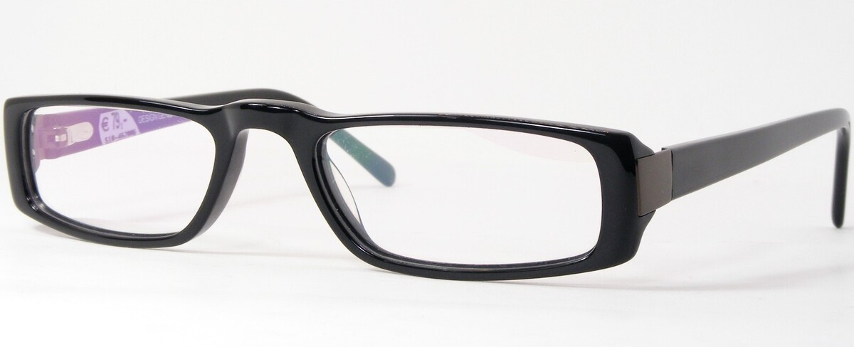 Gafas Únicas Raras FUNF 5006-100 Negras Diseño Alemania 50-19-140mm - $49.49