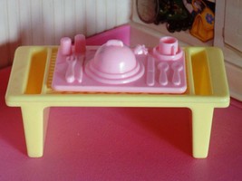 Playskool Dollhouse Breakfast Dinner on Tray Piece Play Food  for Loving Family - £6.18 GBP