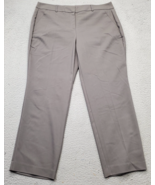 Apt. 9 Torie Dress Pants Women&#39; 14P Gray Mid Rise Seasonless Curvy Strai... - $33.17 CAD