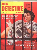 Big Detective Cases #1 1942-PULP-Dr. Seuss-SOUTHERN States PEDIGREE-vf - £135.95 GBP