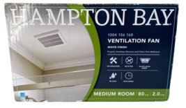 Exhaust Fan Hampton Bay 80 CFM Ceiling Mount Installation  1004156168 - $36.44