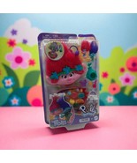Polly Pocket DreamWorks Trolls Compact Playset With Poppy &amp; Branch 13 Pi... - $21.77