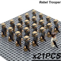 21pcs Star Wars Leia Organa Leader Rebel Trooper Soldier Alliance Minifigures - £26.37 GBP