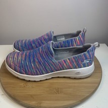 Skechers Go Walk Joy Women&#39;s Size 8 Comfort Shoes Slip On Rainbow Walking 15615W - £23.45 GBP