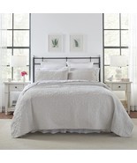 Laura Ashley - Felicity Collection - Quilt Set - 100% Cotton,, Soft Grey - $139.99