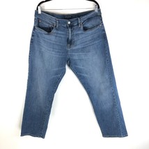 Lucky Brand Mens Jeans 221 Straight Medium Wash Stretch 36x30 - $24.08