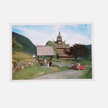 Hopperstad Stave Church Norway Postcard Color Vintage Unposted - £6.43 GBP