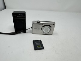 Nikon COOLPIX S4000 12.0MP Digital Point And Shoot Camera - Silver - $86.99