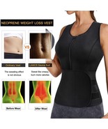 Sauna Vest for Women Waist Trainer with Adjustable Trimmer Belt Size XL ... - $215.14 MXN