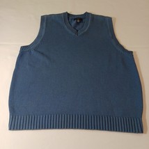 Ivy Crew Classics RN#82814 V-Neck Men&#39;s Grey Cotton Pullover Vest Size L... - $13.85