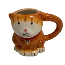 Mug Cup Coffee Tea Cat Shaped Ceramic 4.5 in Tall Boston Warehouse - £11.06 GBP