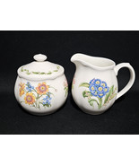 Noritake Gourmet Garden Casual Gourmet Sugar Bowl with Lid and Creamer - $34.84 CAD