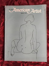 AMERICAN ARTIST March 1962 Henry Strater Joseph Santoro Tony Palladino - £9.90 GBP