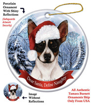 Assorted Rat Terrier Howliday Dog Christmas Ornament Decoration - £12.22 GBP