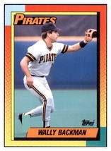 1990 Topps Traded Wally
  Backman   Pittsburgh Pirates Baseball
  Card VFBMD - £0.96 GBP