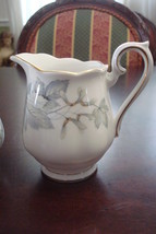 Royal Albert England Creamer and Sugar &quot;Silver Maple&quot; patt ORIG [88C] - $38.60