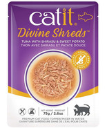 Catit Divine Shreds Tuna with Shirasu and Sweet Potato - Hydrating Gourm... - £3.12 GBP