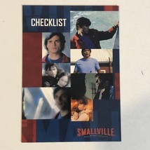 Smallville Season 5 Trading Card  #90 Tom Welling Checklist - £1.55 GBP