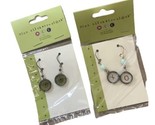 Midwest ot of 2 Vintage Typewriter Key Earrings Jewelry Cards NOS - £6.91 GBP