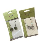 Midwest ot of 2 Vintage Typewriter Key Earrings Jewelry Cards NOS - £6.77 GBP