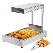 VEVOR French Fry Food Warmer, 750W Commercial Food Heating Lamp, Electri... - €130,60 EUR