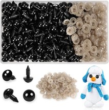 Xarchy 300 Pieces 8mm Safety Eyes for Amigurumi Black Plastic Craft Eyes... - $329.26 MXN