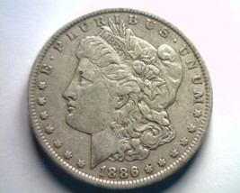 1886-O Morgan Silver Dollar Extra Fine+ Xf+ Extremely Fine+ Ef+ Nice Original - £96.51 GBP