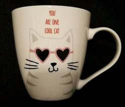 Pfaltzgraff Large Coffee Mug &quot; YOU ARE ONE COOL CAT&quot; 18oz NEW with Sticker - $18.95