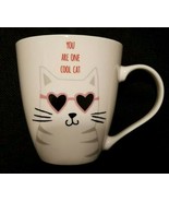 Pfaltzgraff Large Coffee Mug &quot; YOU ARE ONE COOL CAT&quot; 18oz NEW with Sticker - £14.88 GBP