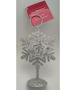 Silver Snowflake Card Holder - £5.93 GBP