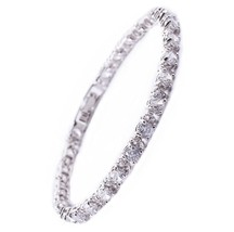 Round Multi-Color CZ Birthstone White Gold Plated 7 - £40.73 GBP