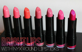 BUY 2 GET 2 FREE (Add All 4 To Cart) Nyx Round Lipstick (DAMAGED/KNICKED... - $3.59+