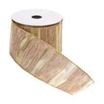 Beige Striped Ribbon (Set of 3) - $968.40 MXN